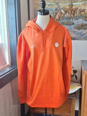 Nike Mens Football Therma-Fit Clemson Tigers Hoodie Size L, NWT #CW3940-892